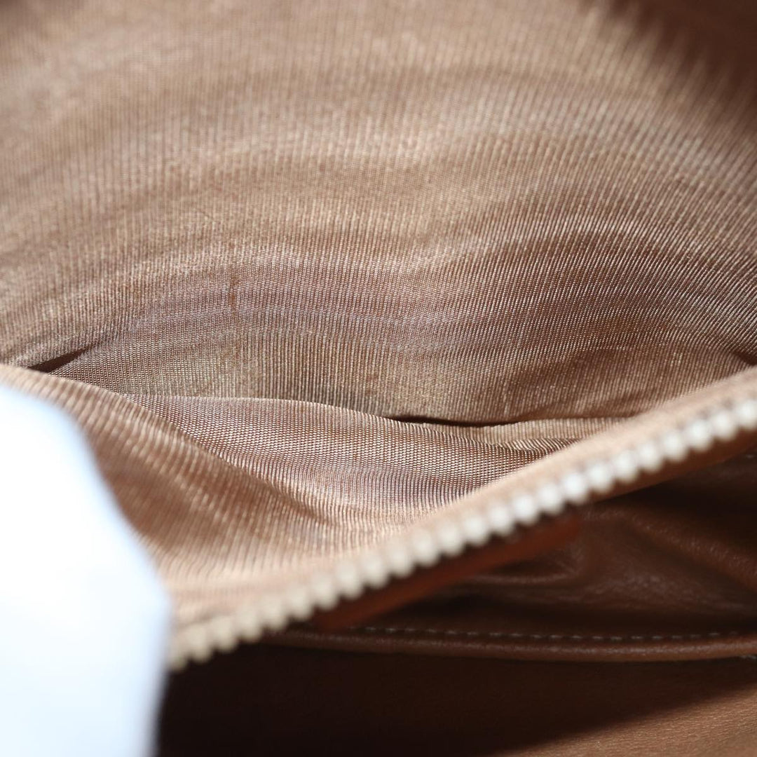 Celine Macadam Canvas Hand Bag 2way Beige Auth 82688