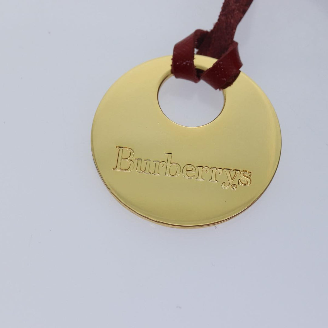 BurberrySs Nova Check Shoulder Bag Canvas Beige Red Auth 82690