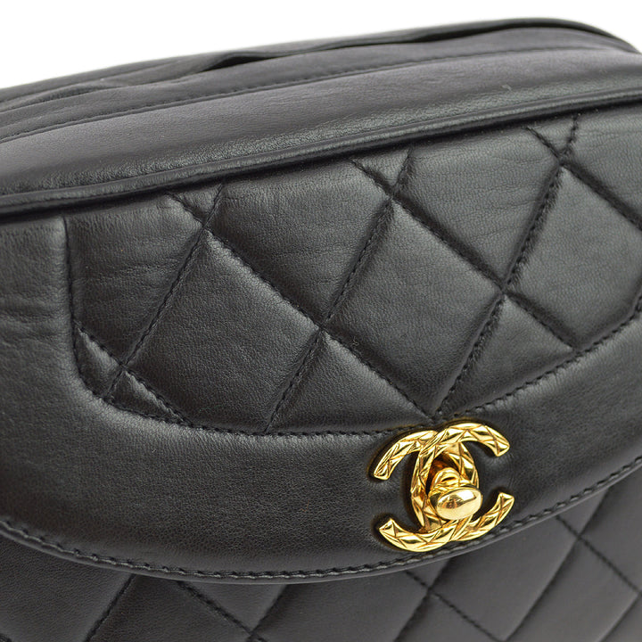 Top Quality Chanel Black Lambskin Camera Bag Mini