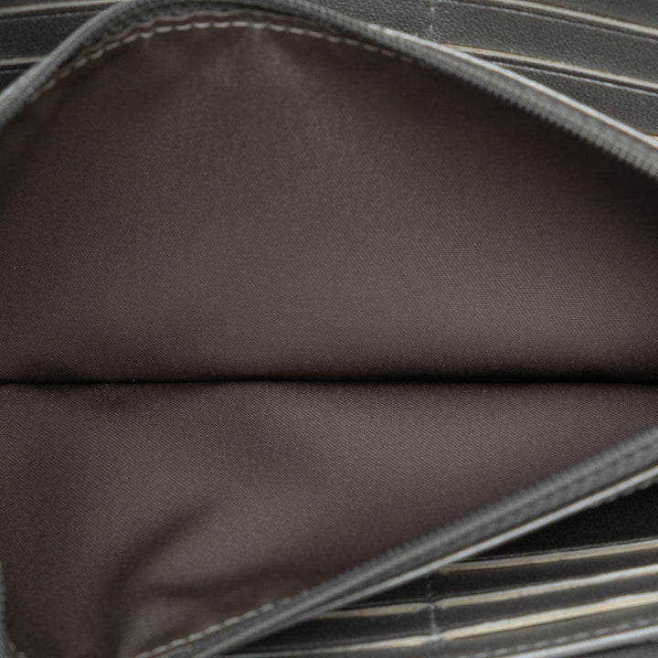 Top Quality Chanel CAMERIA COCOMARK Long Wallet Black   CHANEL