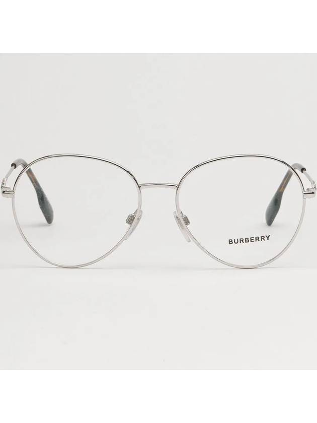 Burberry Eyewear Felicity Round Frame Eyeglasses Silver