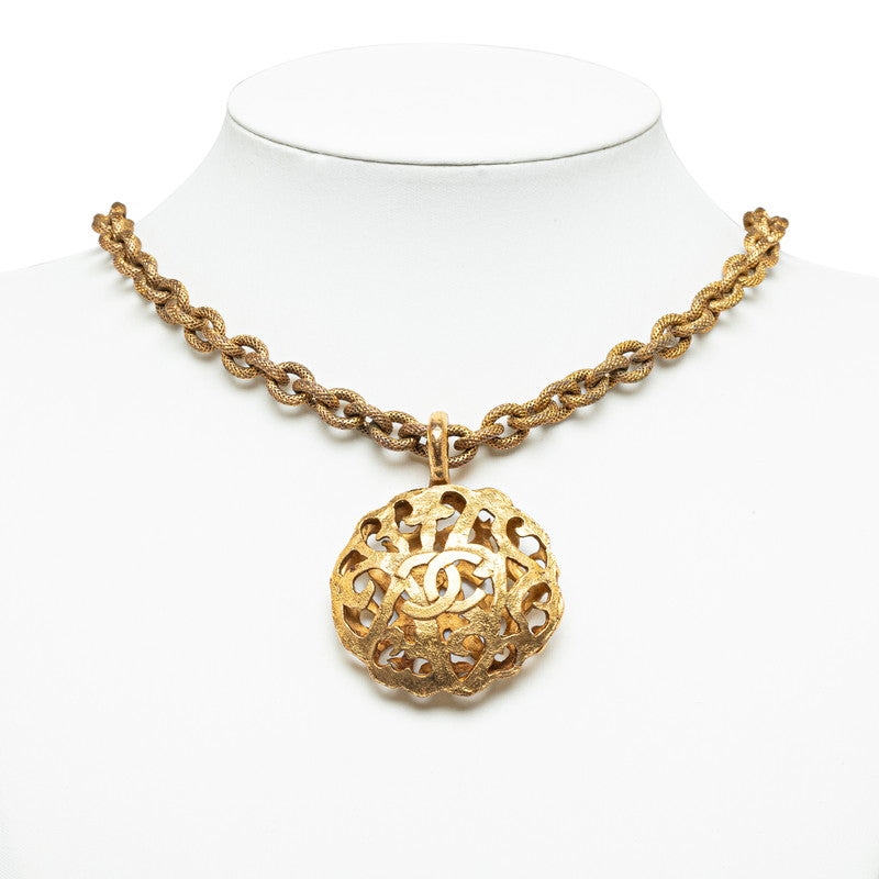 Top Quality Chanel Coco Round Chain Long Necklace G   Chanel