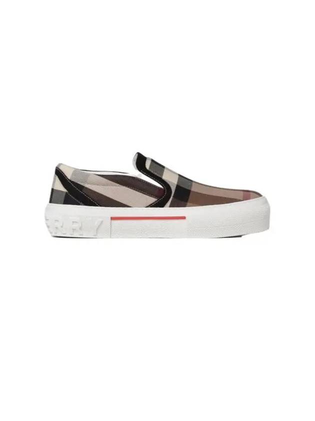 Burberry Embossed Logo Checked Slip-on