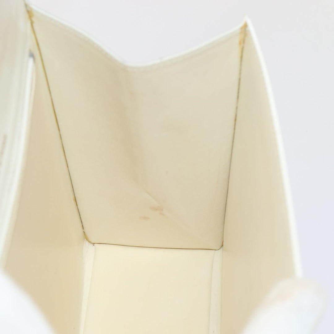 Celine Shoulder Bag Leather 2way White Auth 83132