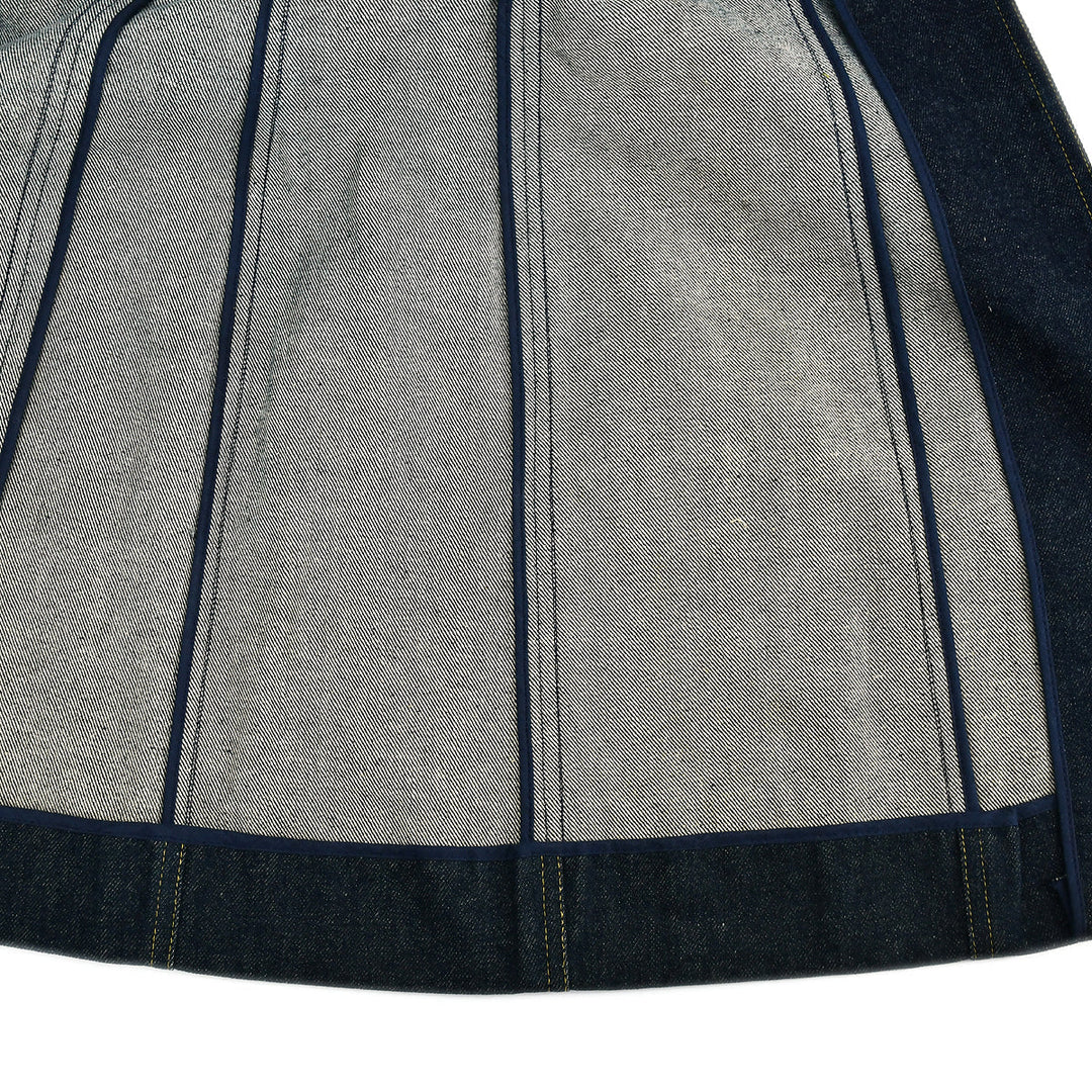 Top Quality Chanel Denim Dress Navy #36
