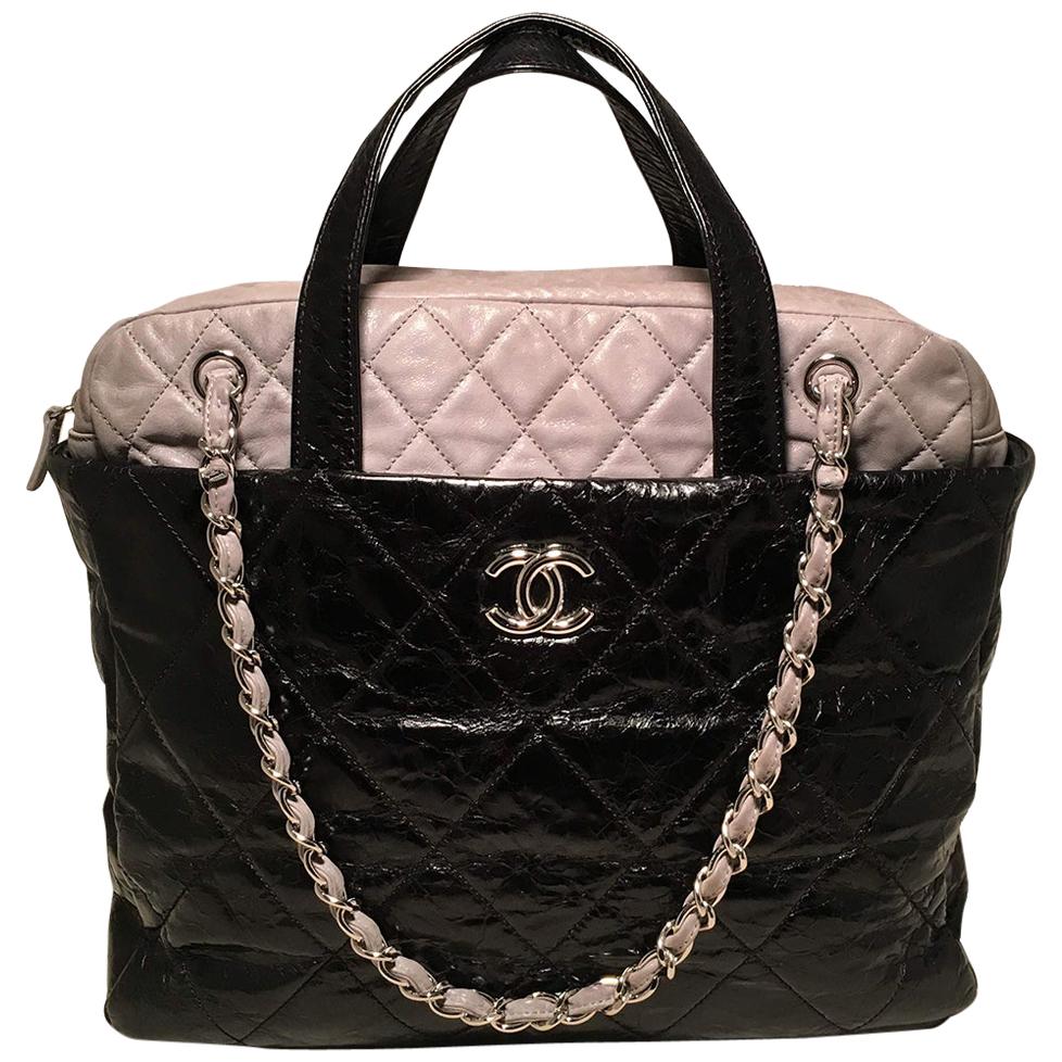 Top Quality Chanel Black and Grey Portobello Tote