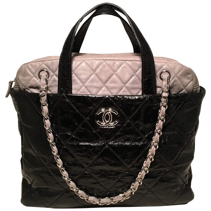 Top Quality Chanel Black and Grey Portobello Tote