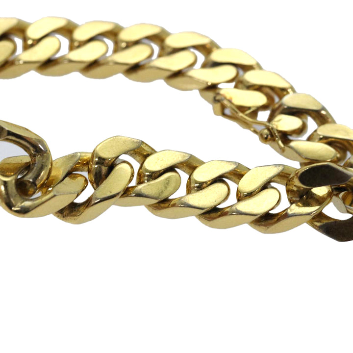 Top Quality Chanel COCO Mark Chain Bracelet metal Gold Tone CC Auth 83365