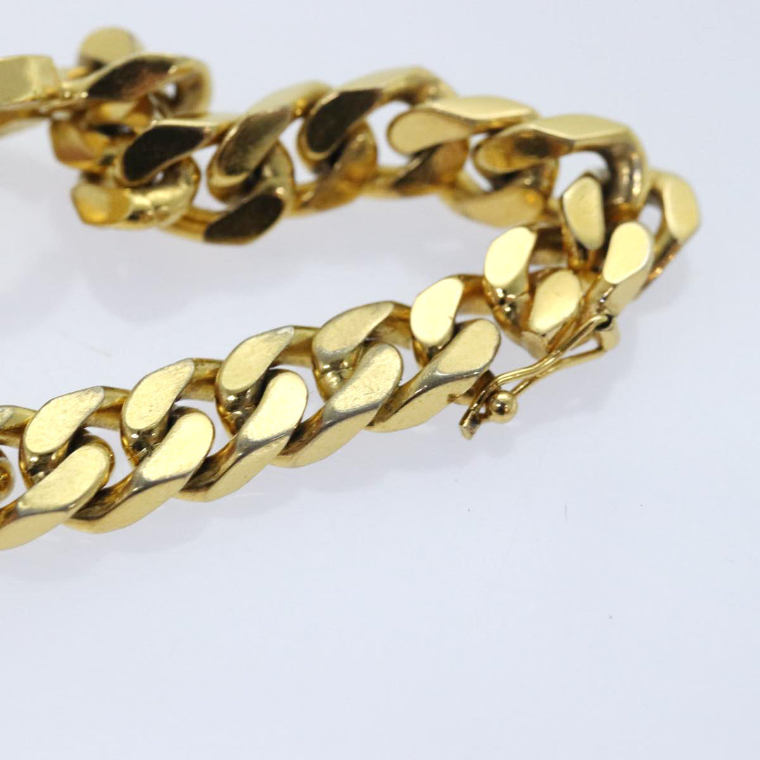 Top Quality Chanel COCO Mark Chain Bracelet metal Gold Tone CC Auth 83365