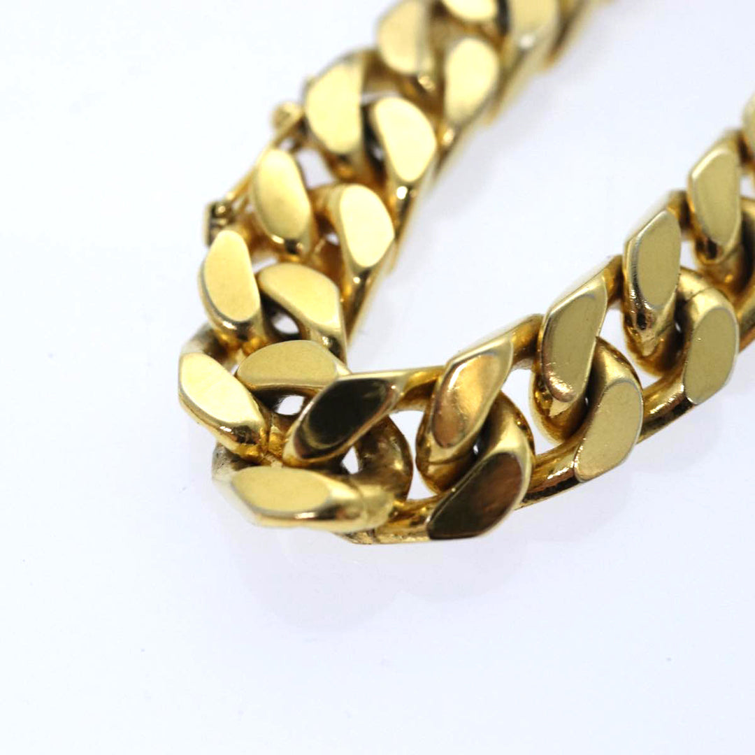 Top Quality Chanel COCO Mark Chain Bracelet metal Gold Tone CC Auth 83365