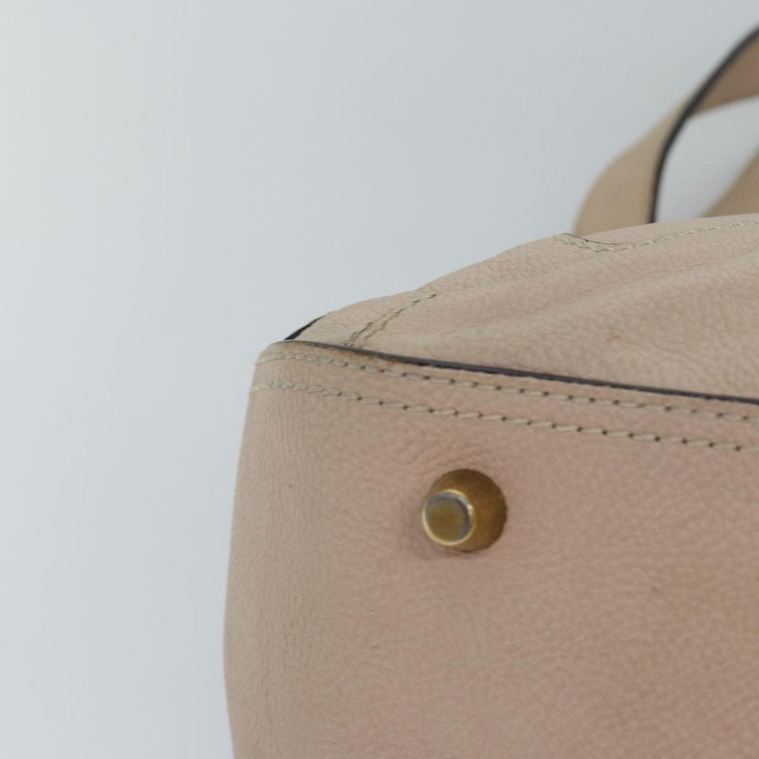 Chloe Shoulder Bag Leather Pink 83377