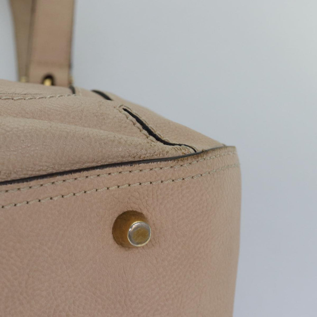 Chloe Shoulder Bag Leather Pink 83377