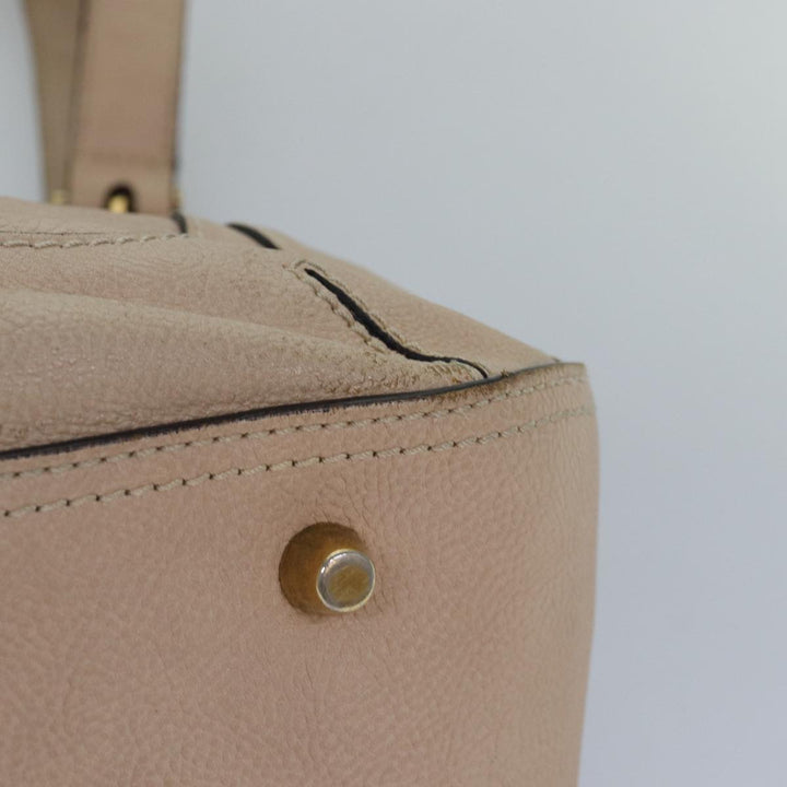 Chloe Shoulder Bag Leather Pink 83377