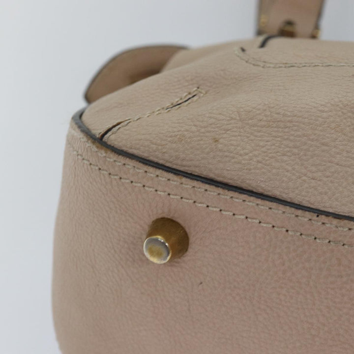 Chloe Shoulder Bag Leather Pink 83377