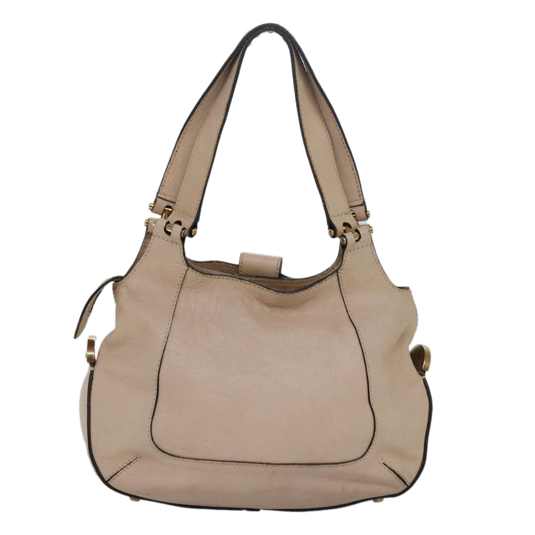 Chloe Shoulder Bag Leather Pink 83377