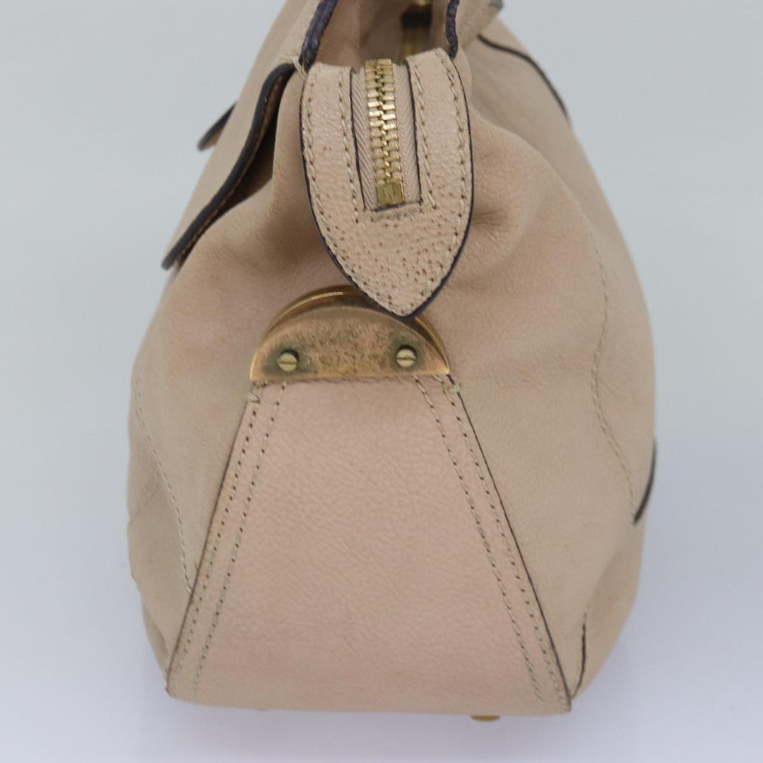 Chloe Shoulder Bag Leather Pink 83377