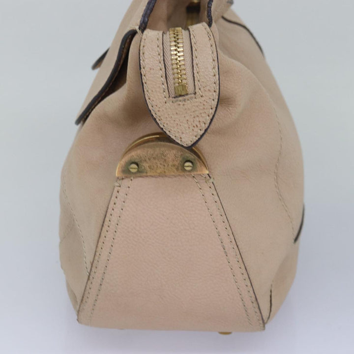 Chloe Shoulder Bag Leather Pink 83377