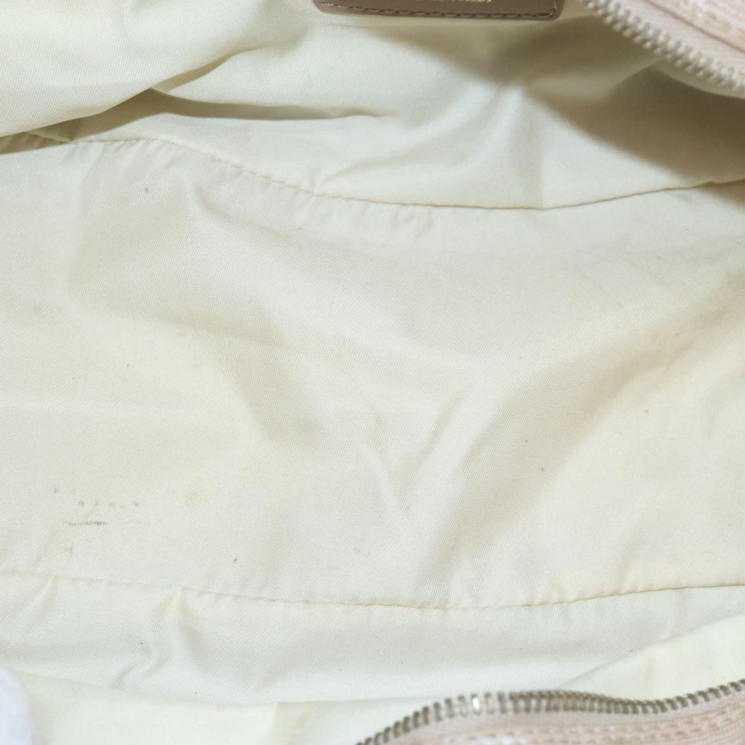 Top Quality Chanel New Travel Line Hand Bag Nylon Beige CC Auth 83429