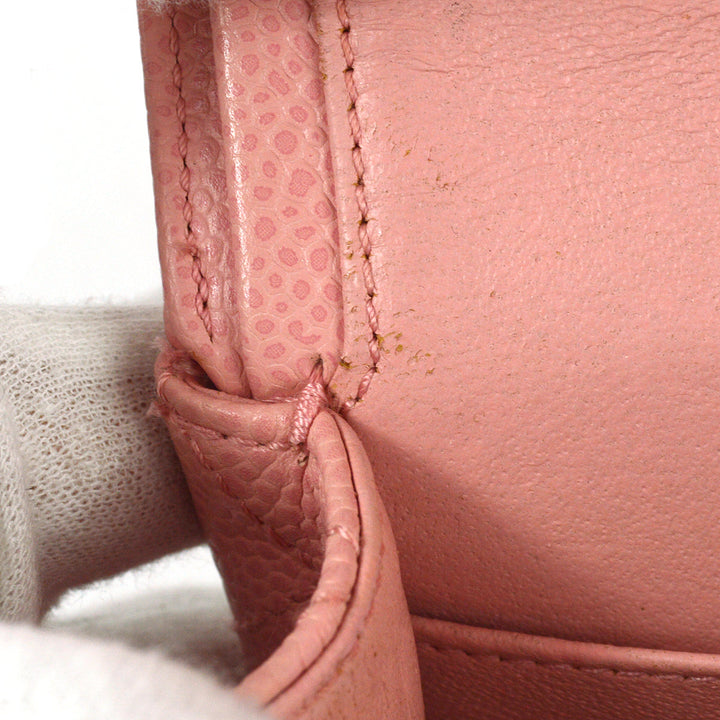Top Quality Chanel 2004-2005 Classic Double Flap Medium Pink Caviar