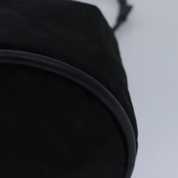 Celine Shoulder Bag Nylon Black Auth 83441
