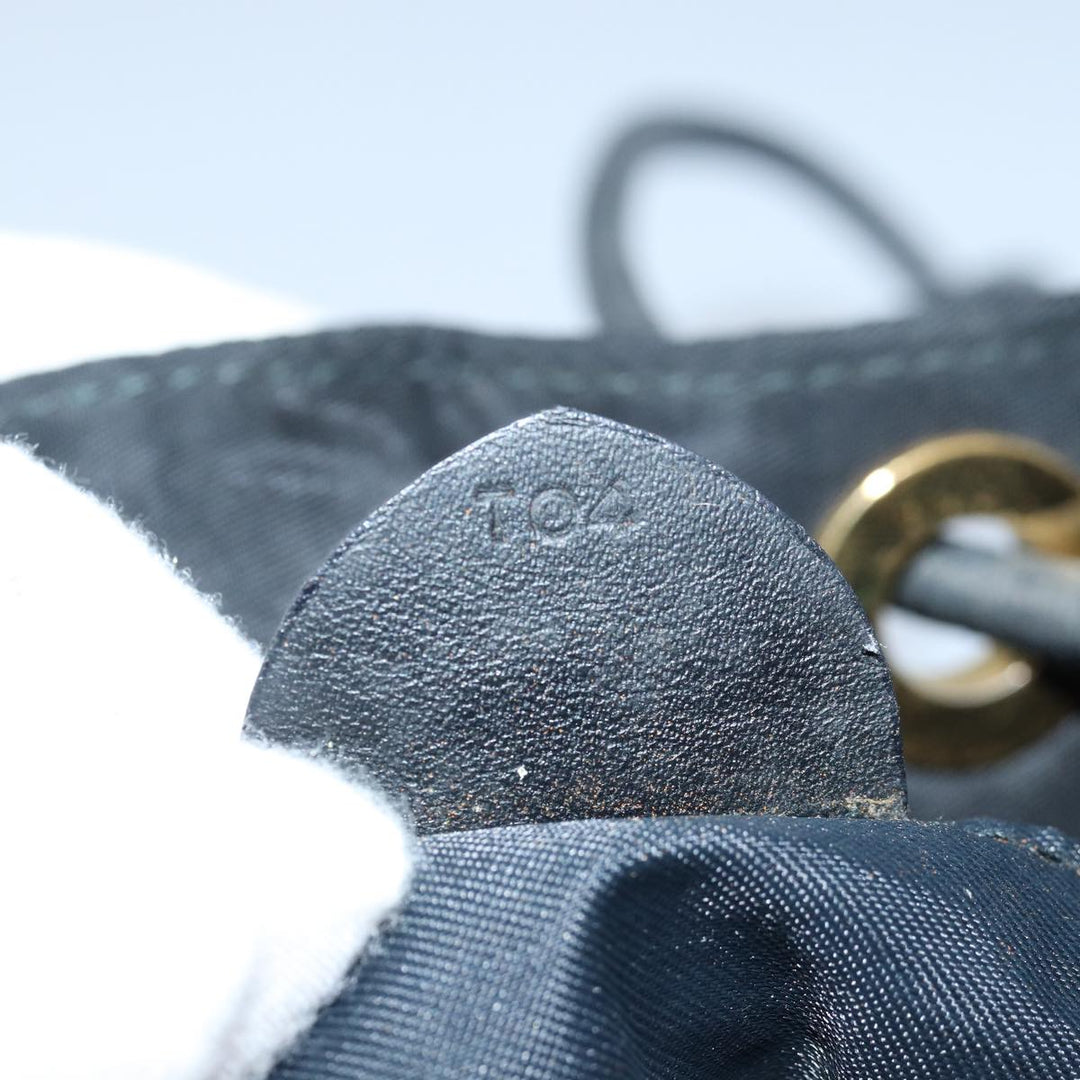 Celine Shoulder Bag Nylon Black Auth 83441