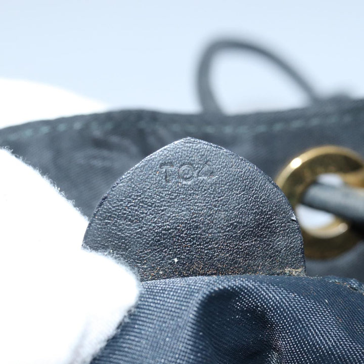 Celine Shoulder Bag Nylon Black Auth 83441