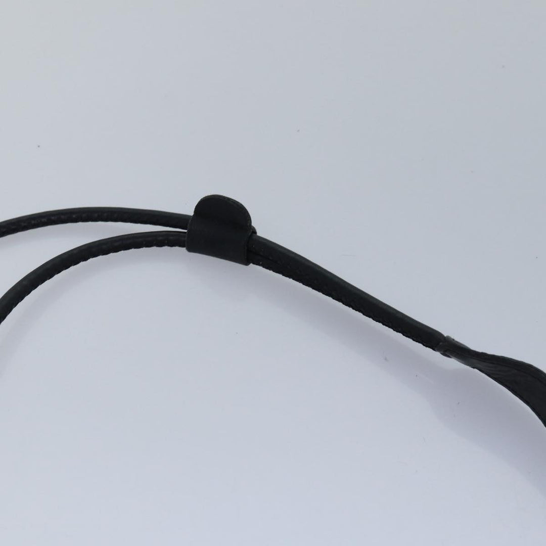 Celine Shoulder Bag Nylon Black Auth 83441