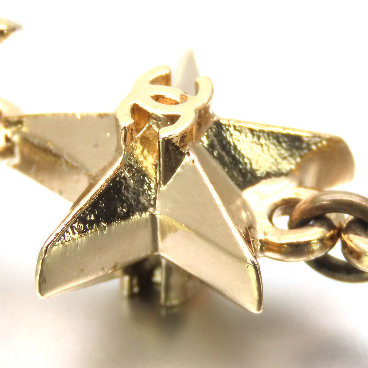 Top Quality Chanel Triple Star COCO Mark Metal Earrings