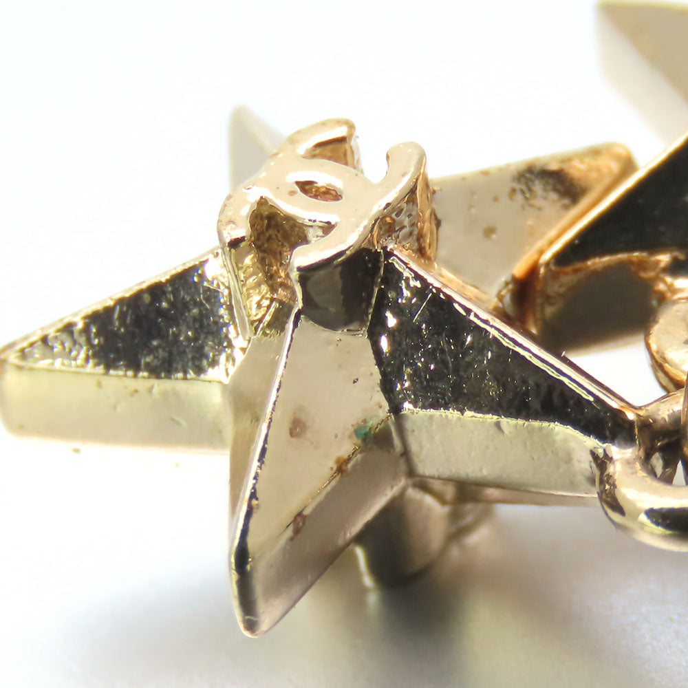 Top Quality Chanel Triple Star COCO Mark Metal Earrings