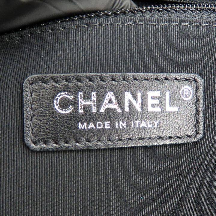 Top Quality Chanel Wool Leather Tote Bag Deauville