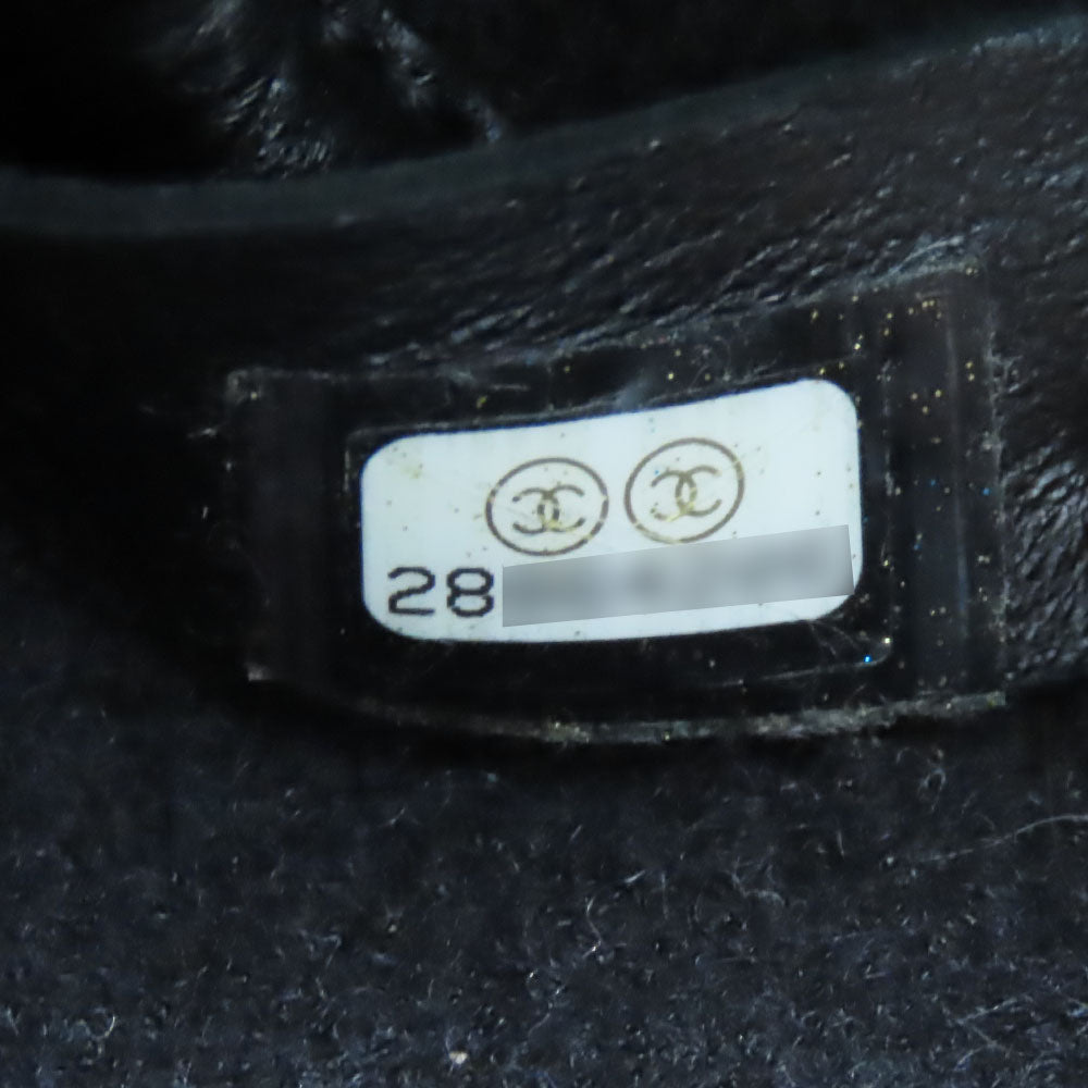 Top Quality Chanel Wool Leather Tote Bag Deauville