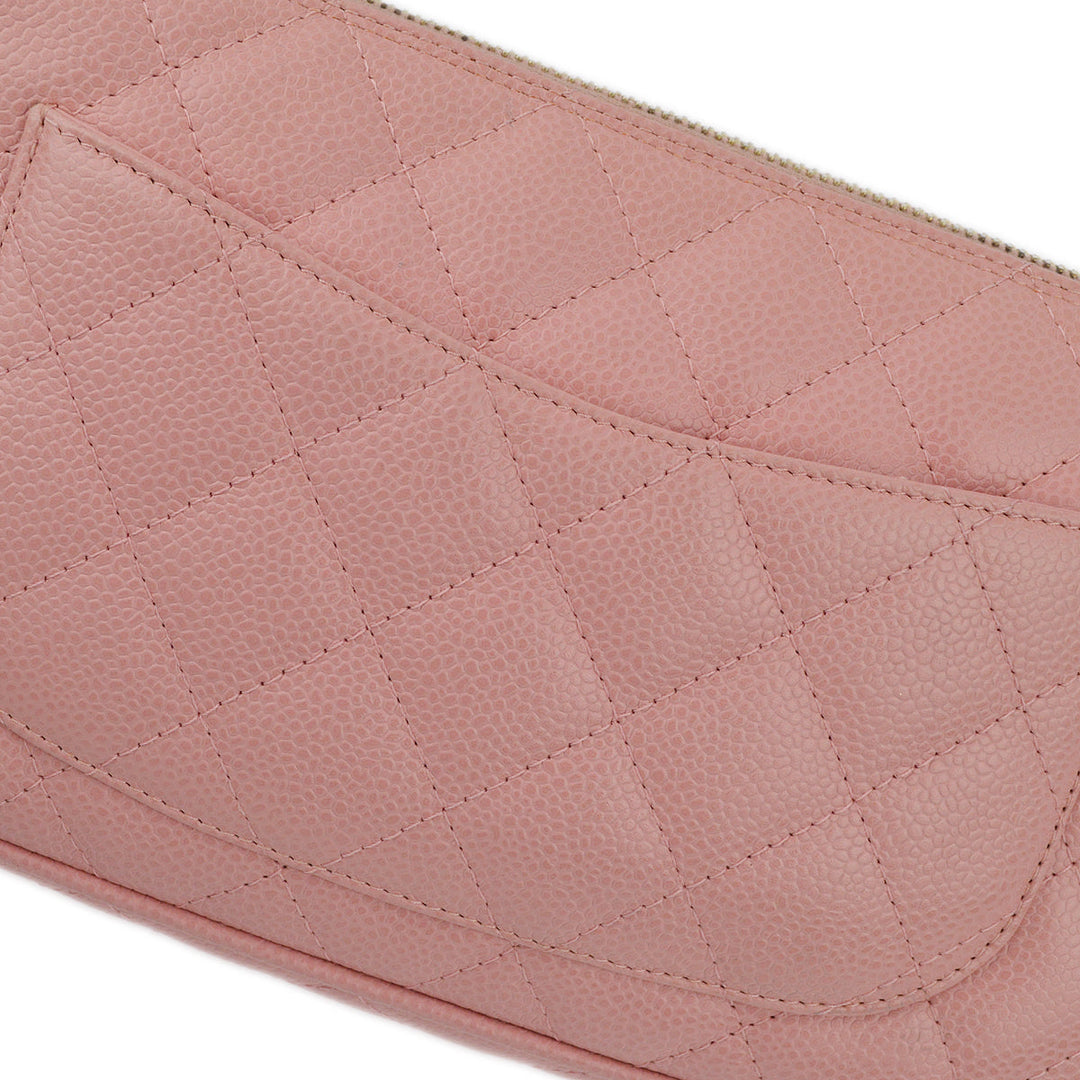 Top Quality Chanel Pink Caviar Hobo Chain Handbag