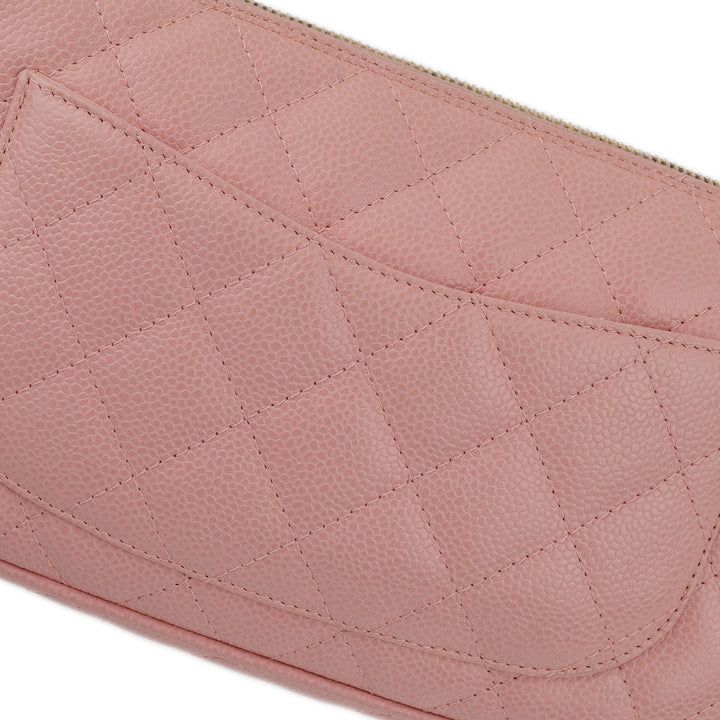 Top Quality Chanel Pink Caviar Hobo Chain Handbag