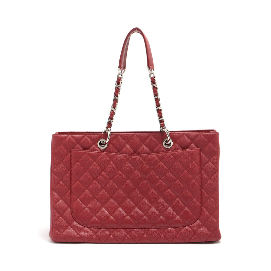 Top Quality Chanel Matrasse Caviar S Chantrotot Bag Red Silver Gold