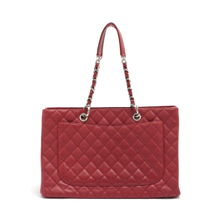 Top Quality Chanel Matrasse Caviar S Chantrotot Bag Red Silver Gold