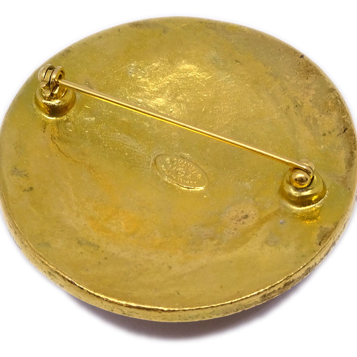 Top Quality Chanel 1994 Filigree Brooch Pin Gold