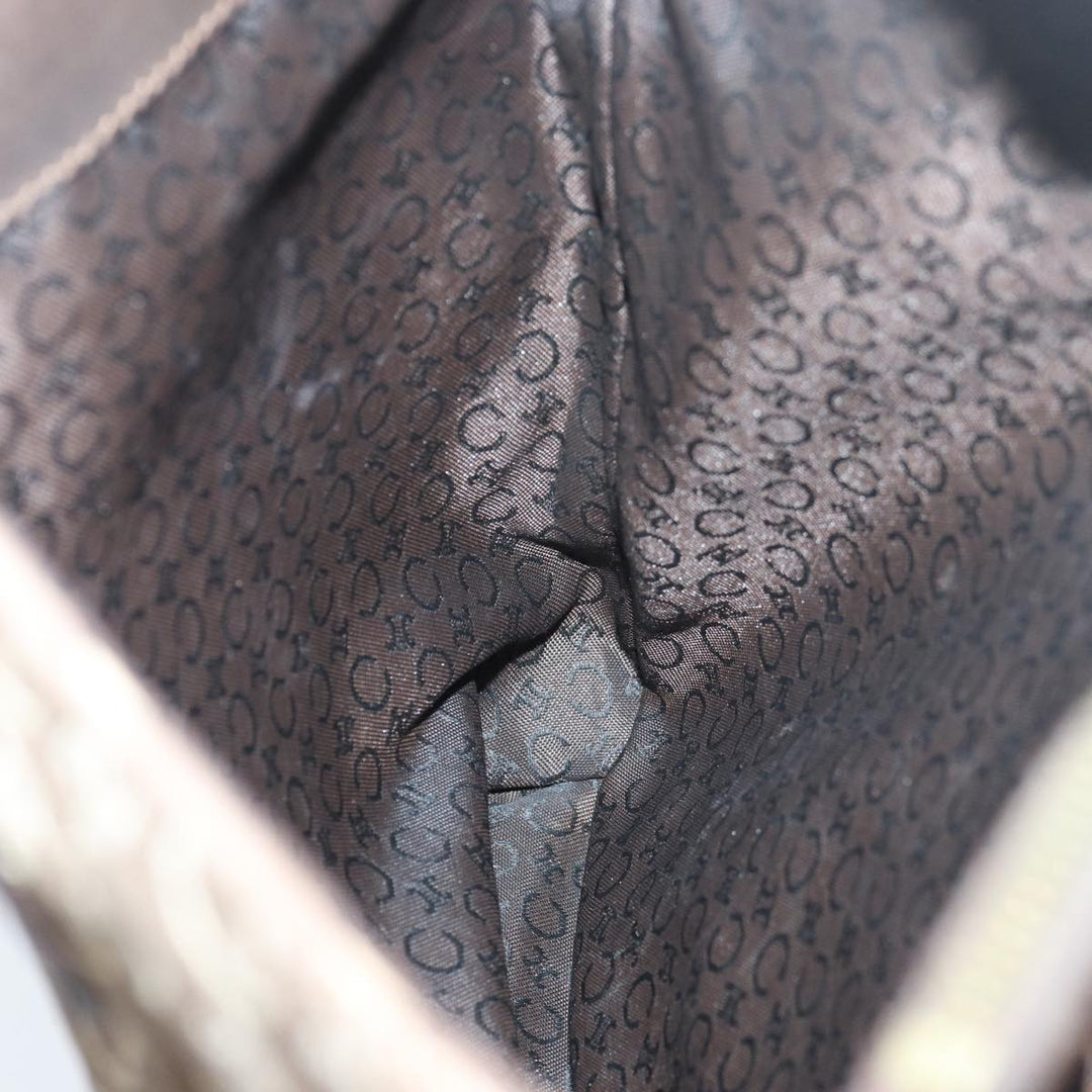 Celine C Macadam Canvas Tote Bag Brown Auth 83929