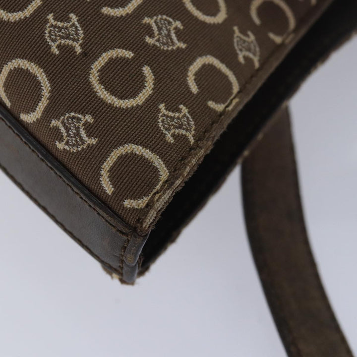 Celine C Macadam Canvas Tote Bag Brown Auth 83929
