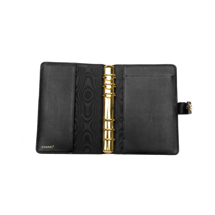 Top Quality Chanel Coco Handbook Cover Binder 6 s Black Leather  Chanel