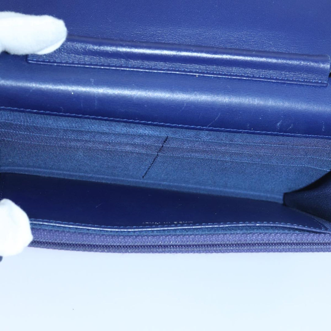 Top Quality Chanel Chain Shoulder Bag Moquette Navy CC Auth 84139