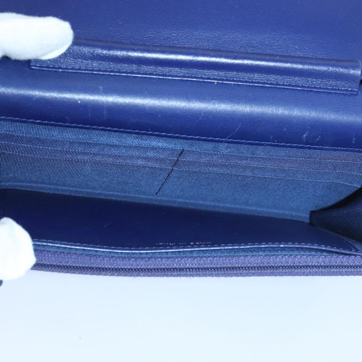 Top Quality Chanel Chain Shoulder Bag Moquette Navy CC Auth 84139