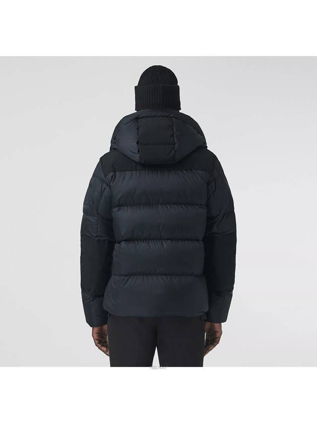 Burberry Detachable Sleeve Hooded Padding Navy