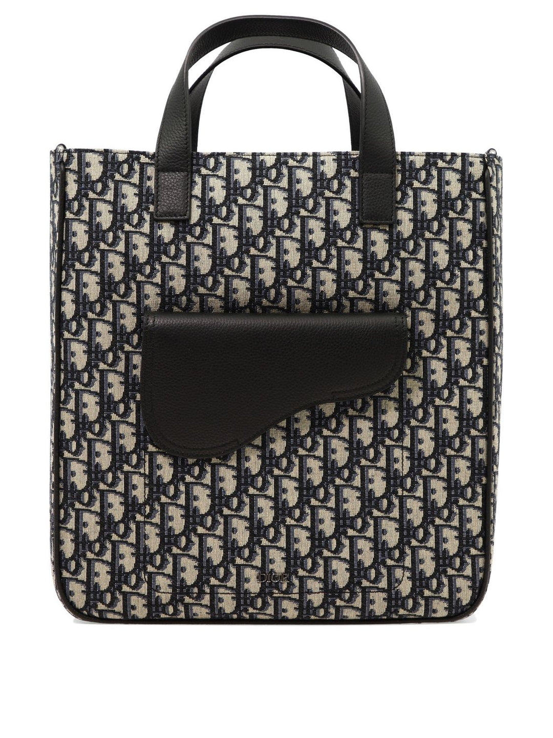 Top quality Dior Men's "saddle Oblique" Handbag in Black | 1ADSH175YKSH05E