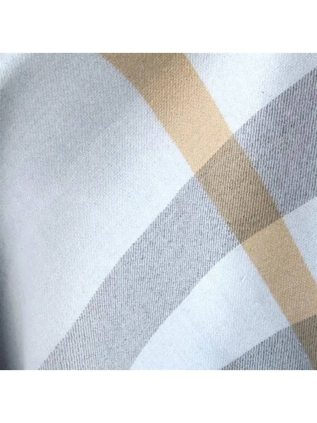 Burberry WoMen's Check Reversible Wool Cape Grey