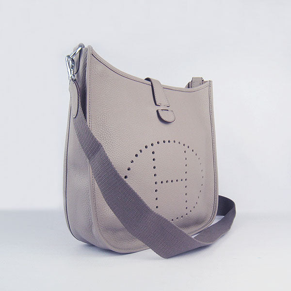 Hermes Evelyne I handbag H6309 grey silver