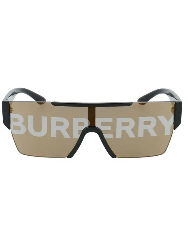 Burberry Eyewear Plastic Logo Goggles Sunglasses Black