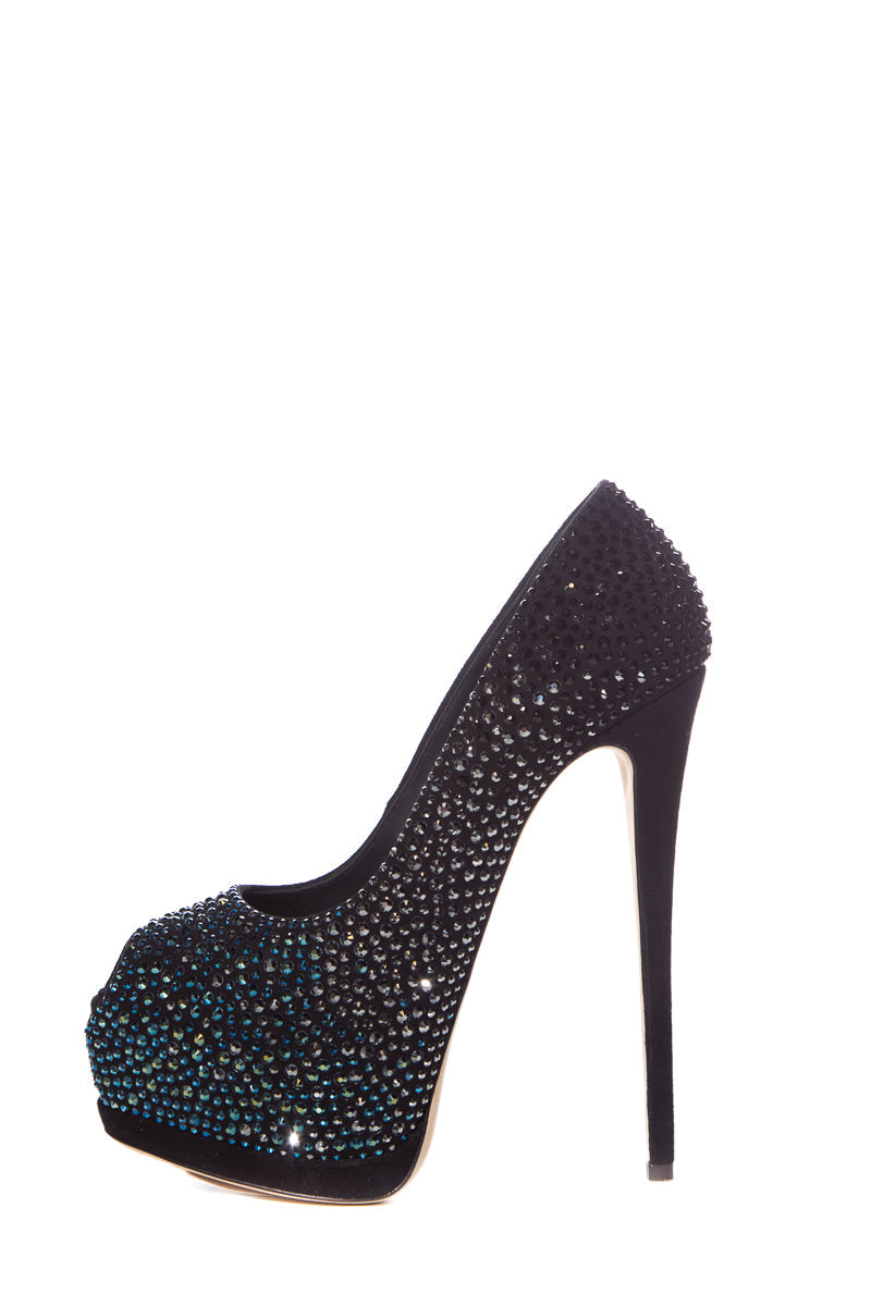 Guiseppe Zanotti Teal & Black Pumps SZ 38