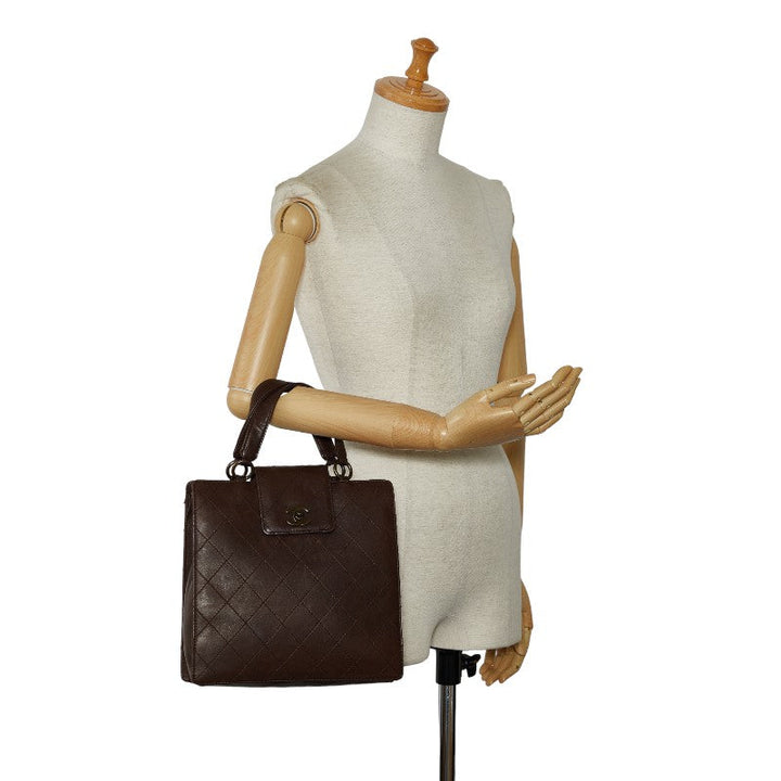 Top Quality Chanel Coco Matrasse Handbag Brown Leather  Chanel