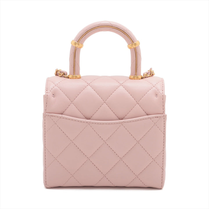 Top Quality Chanel Matrasse  Chain Shoulder Bag Pink Gold Gold  IC Chip