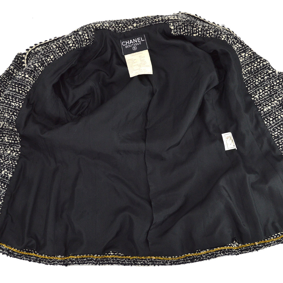 Top Quality Chanel Fall 1994 boucle single-breasted jacket #36